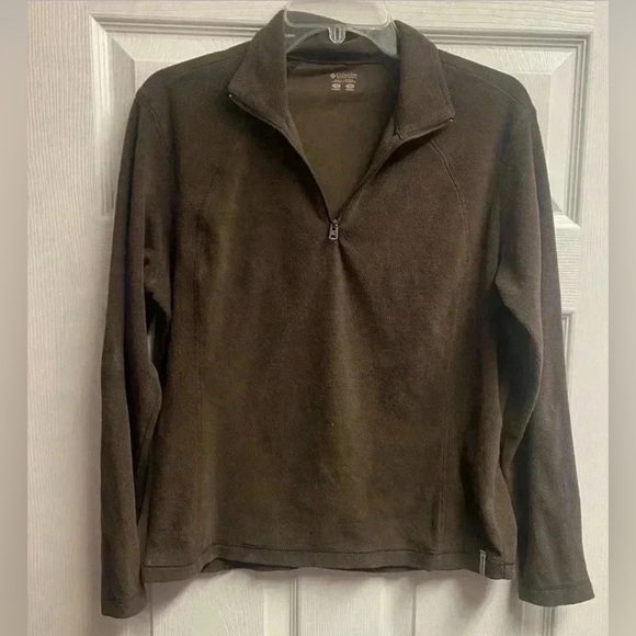 Columbia Lightweight Fleece Quarter Zip Pullover Size Large - Picture 3 of 6
